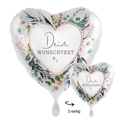 1 Ballon mit Text - Greenery für Balloons von Luftballon-Welt |