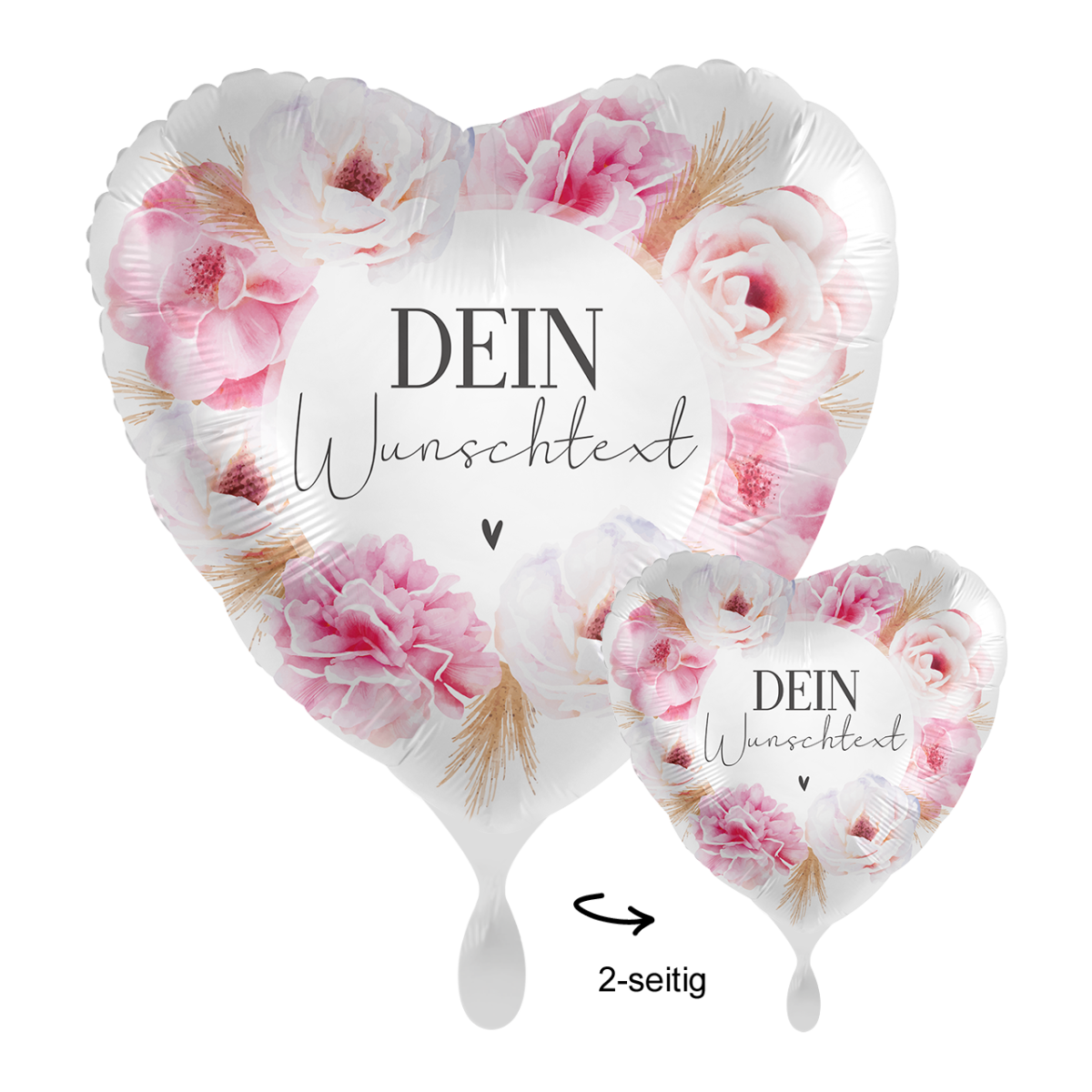 1 Ballon mit Text - Power of Love