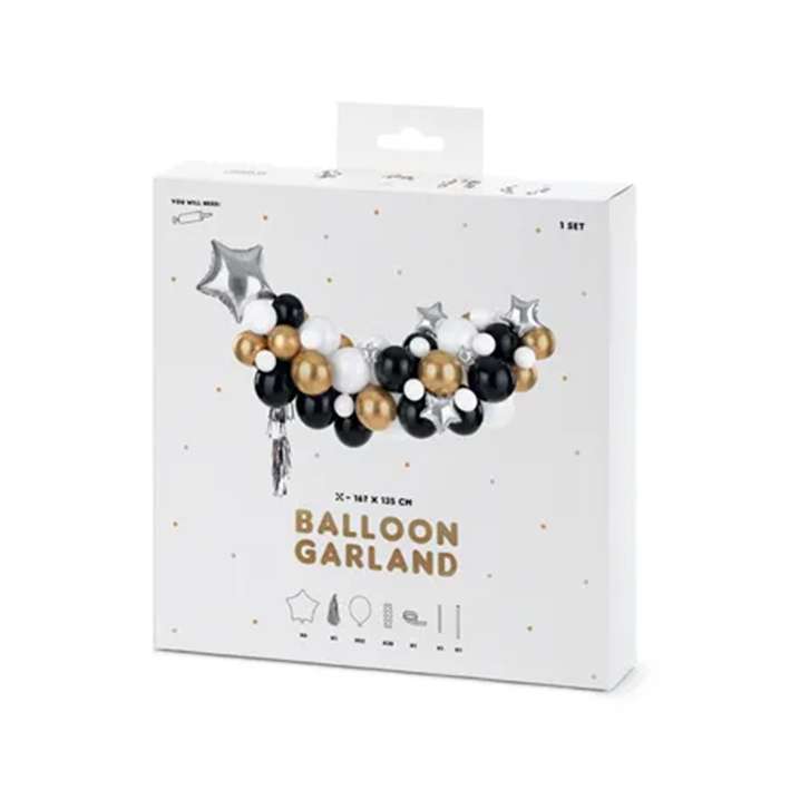 1 Ballonset - Ballongirlande - Starmix - Luftballon-Welt