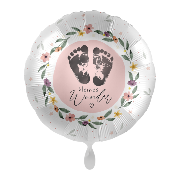 1 Balloon - Baby Girl - Kleines Wunder - GER - Luftballon-Welt