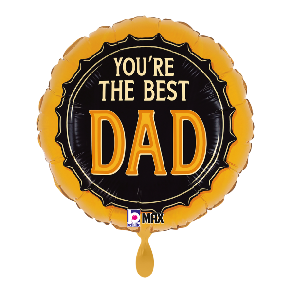 1 Balloon - Best Dad Beer - Luftballon-Welt