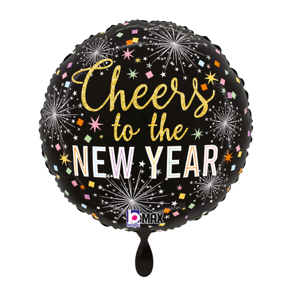 1 Balloon - Cheers To New Year Party - Luftballon-Welt
