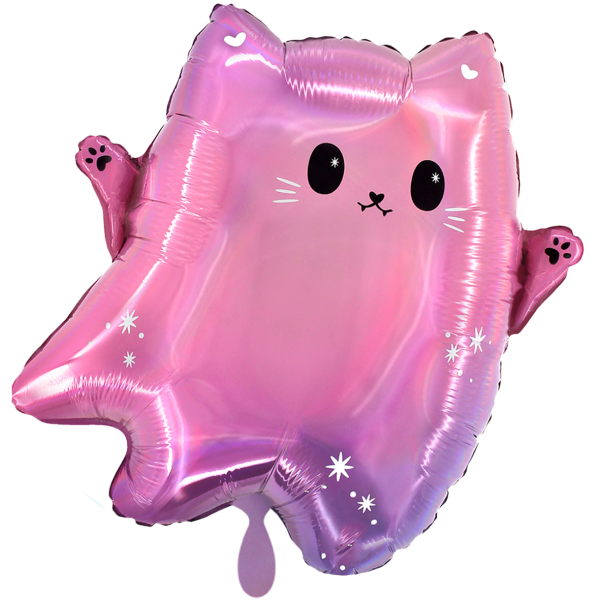 1 Balloon - Kawaii Ghost Cat