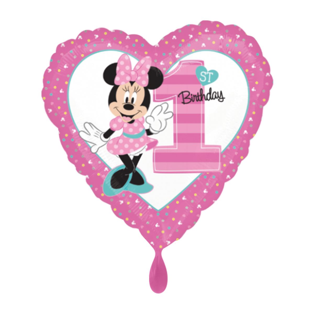 1 Balloon - Minnie 1st Birthday