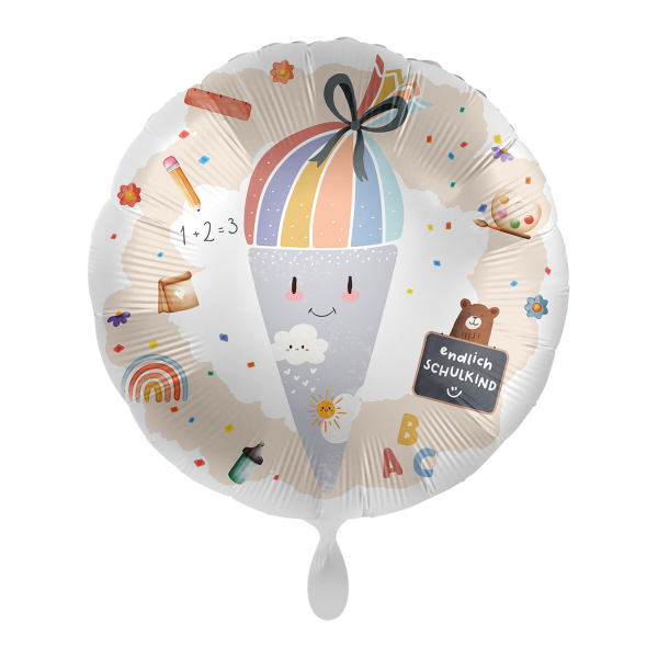 1 Balloon - School - Schultüte - GER - Luftballon-Welt