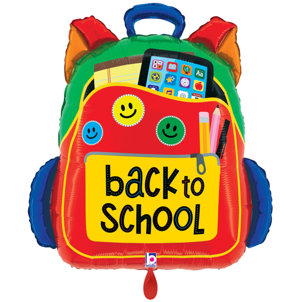 1 Balloon XXL - Back To School Backpack - Luftballon-Welt