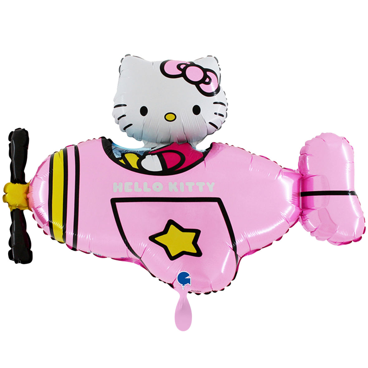 1 Balloon XXL - Hello Kitty Airplane Pink - Luftballon-Welt