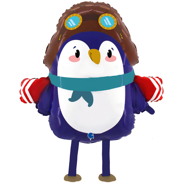 1 Balloon XXL - Pet Walker - Aviator Penguin - Luftballon-Welt