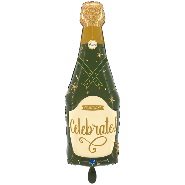 1 Balloon XXL - Sparkle Bottle - Luftballon-Welt