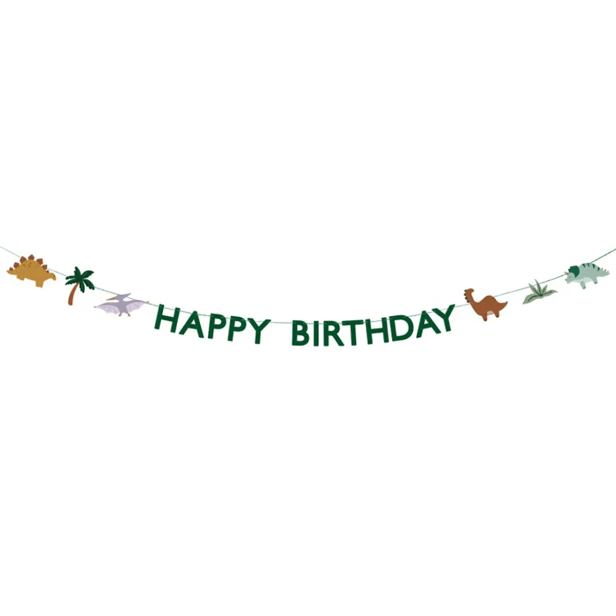 1 Bannergirlande - Happy Birthday - Dinosaurier - Luftballon-Welt