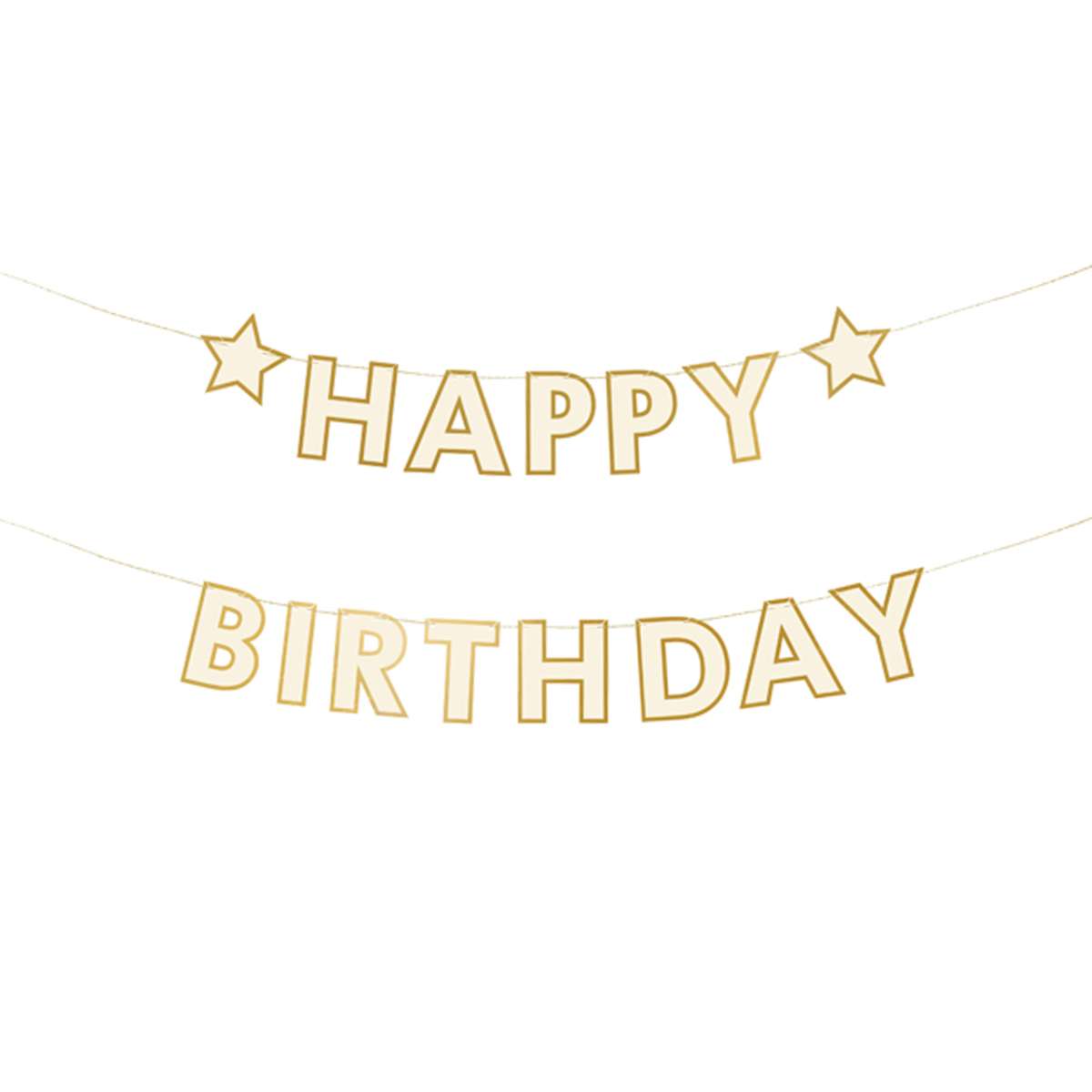 1 Bannergirlande - Happy Birthday Mix - Luftballon-Welt
