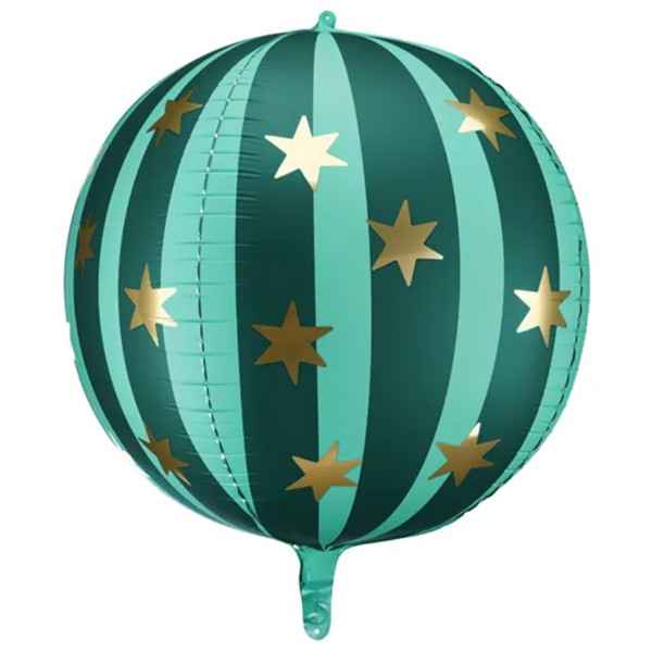 1 Kugelballon XL - Starry ball green