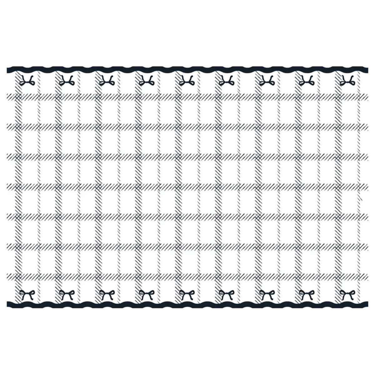 1 Papiertischdecke - Schleifen