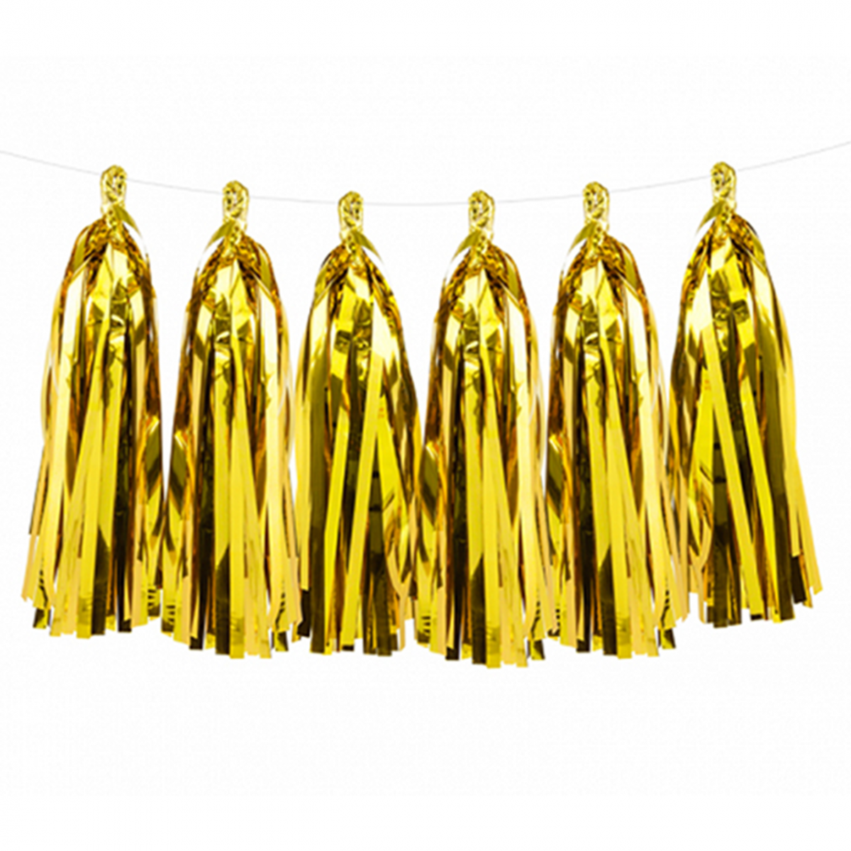 1 Tasselgirlande - 1,5m - Gold