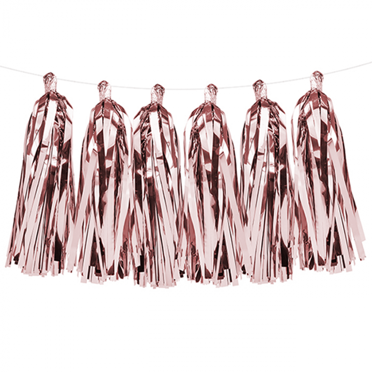 1 Tasselgirlande - 1,5m - RoseGold - Luftballon-Welt