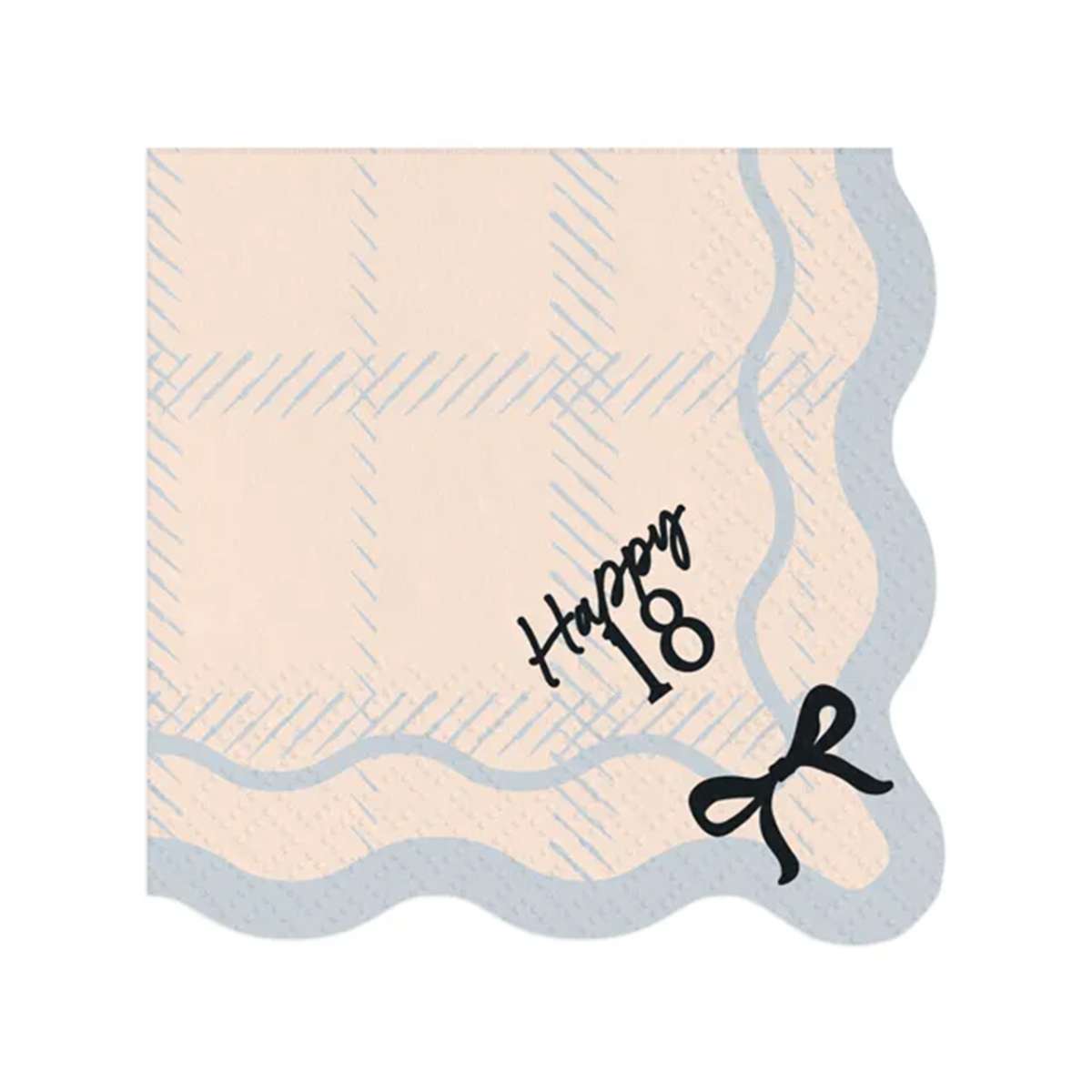 12 Servietten - 33cm - Happy 18 - Luftballon-Welt