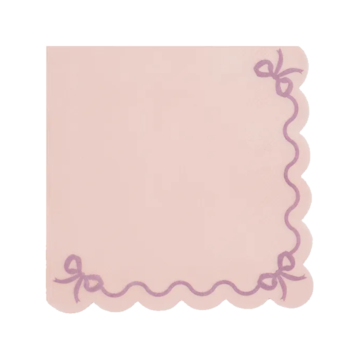 12 Servietten - 33cm - Ruffled Rosa - Luftballon-Welt