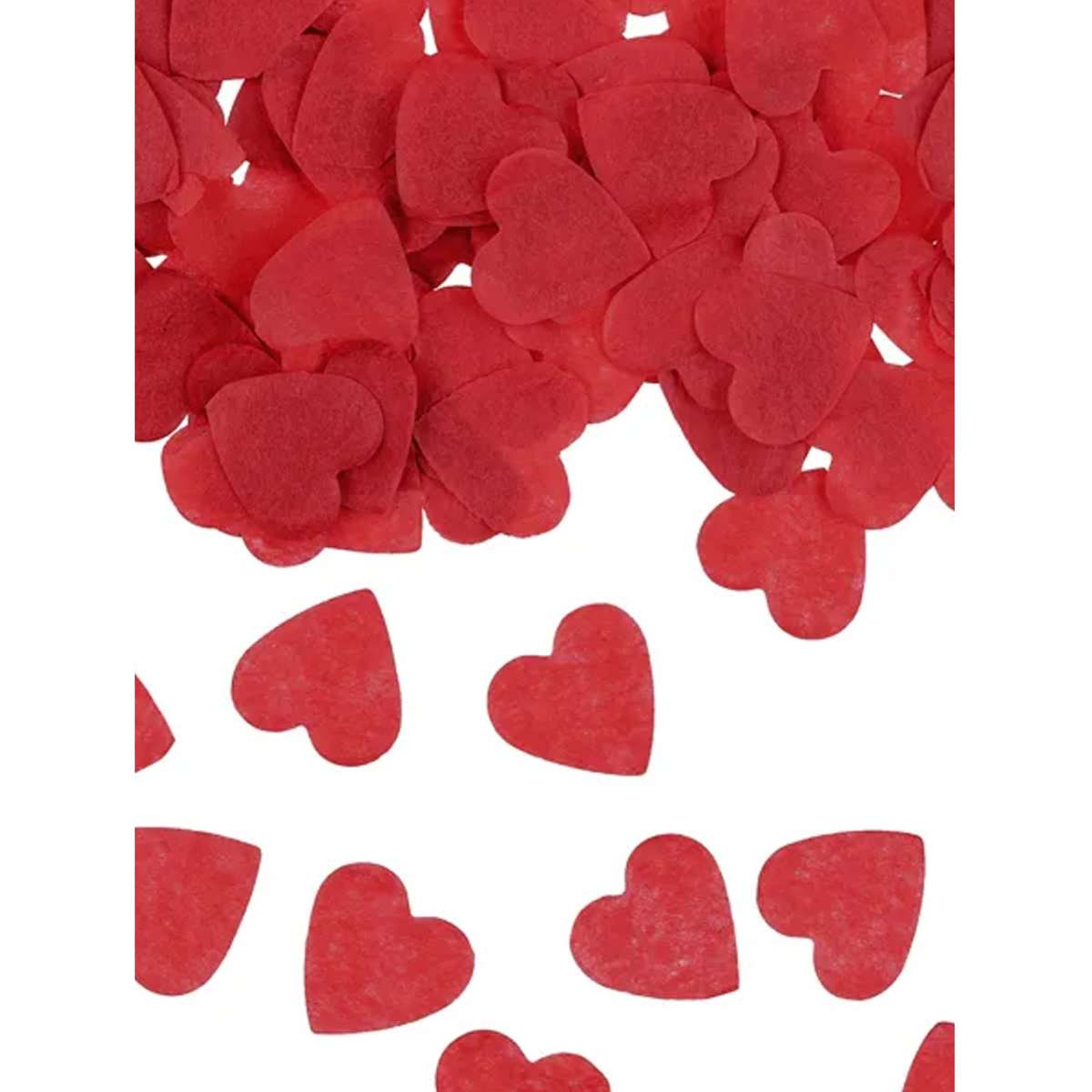 15g Papierkonfetti - Rote Herzen - Luftballon-Welt