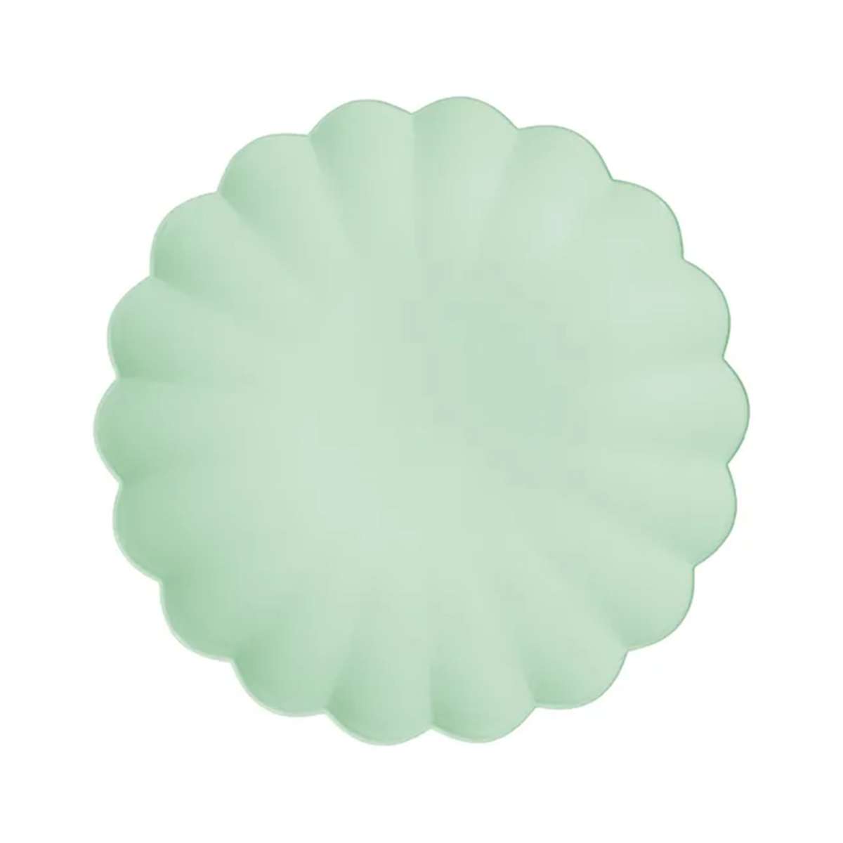 4 Plastikteller - Rüsche - Sage - Luftballon-Welt