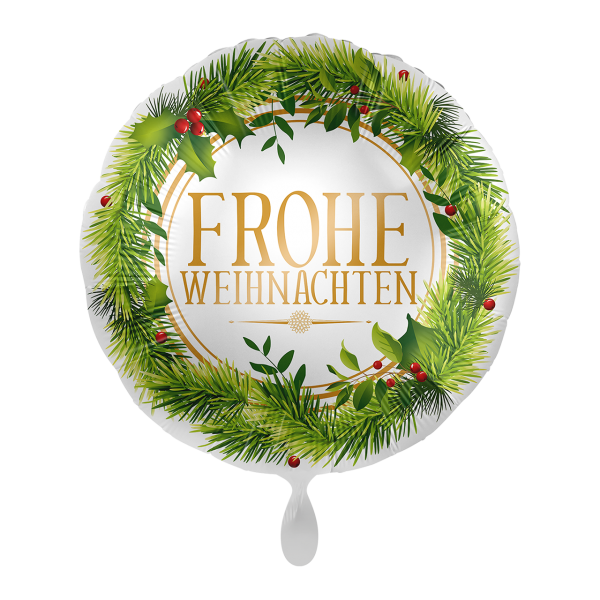 1 Balloon - Christmas Greenery - GER - Luftballon-Welt
