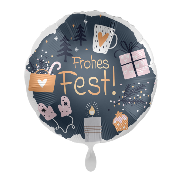 1 Balloon - Cozy Xmas - GER - Luftballon-Welt