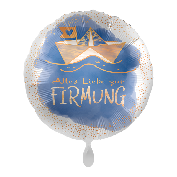 1 Ballon - Firmung Segelschiff - Luftballon-Welt