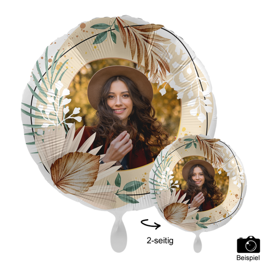1 Ballon mit Foto - Bohemian Birthday - Luftballon-Welt