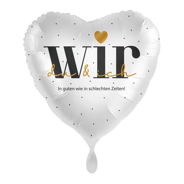 1 Ballon - WIR Du & Ich - Luftballon-Welt