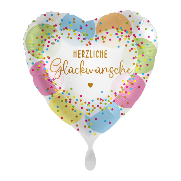 1 Balloon - Celebrate Confetti - Luftballon-Welt