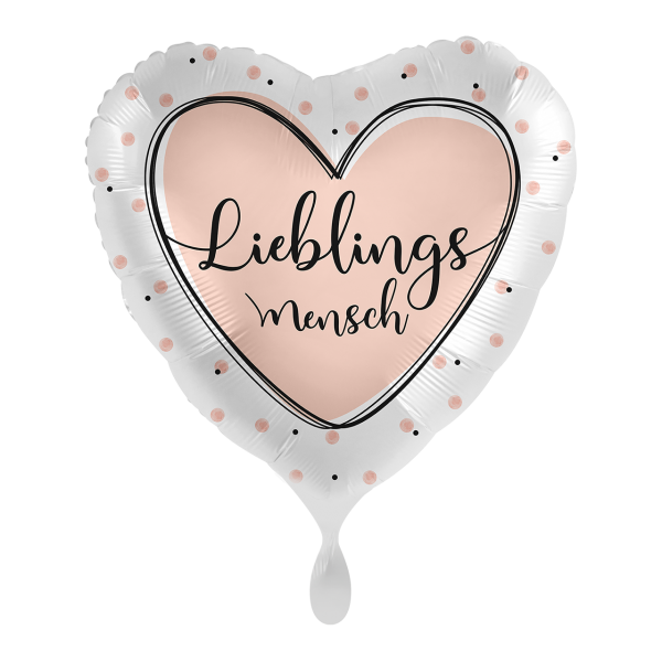 1 Balloon - Lieblings Mensch - Luftballon-Welt