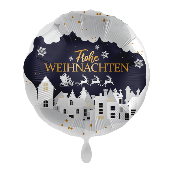 1 Ballon - Weihnachtsnacht - Luftballon-Welt