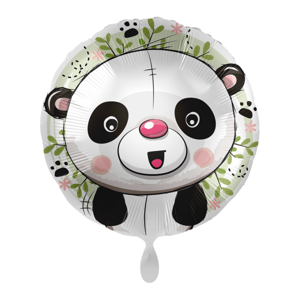1 Balloon - Happy Panda Bear - UNI - Luftballon-Welt