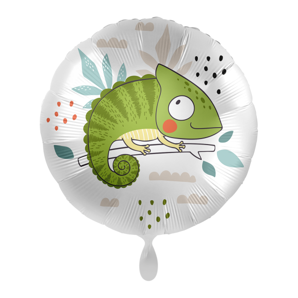 1 Balloon - Jungle Chameleon - UNI - Luftballon-Welt