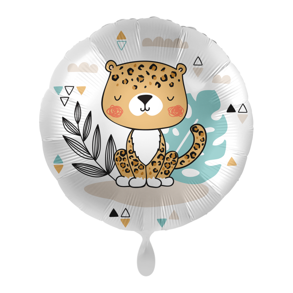 1 Balloon - Jungle Leopard - UNI - Luftballon-Welt