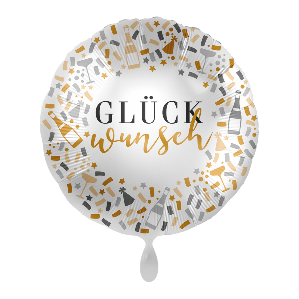 1 Ballon - Hello Glückwunsch - Luftballon-Welt