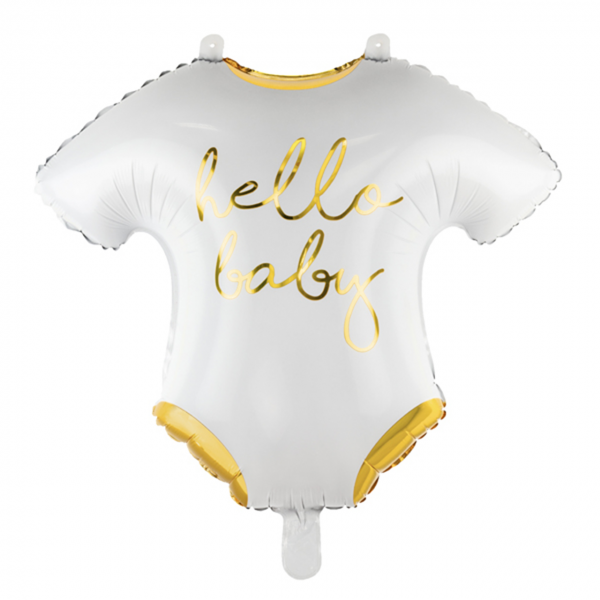 1 Ballon XXL - Baby Strampler - Luftballon-Welt