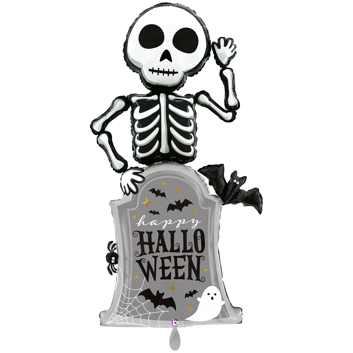 1 Balloon XXL - Special Delivery Skeleton - Luftballon-Welt