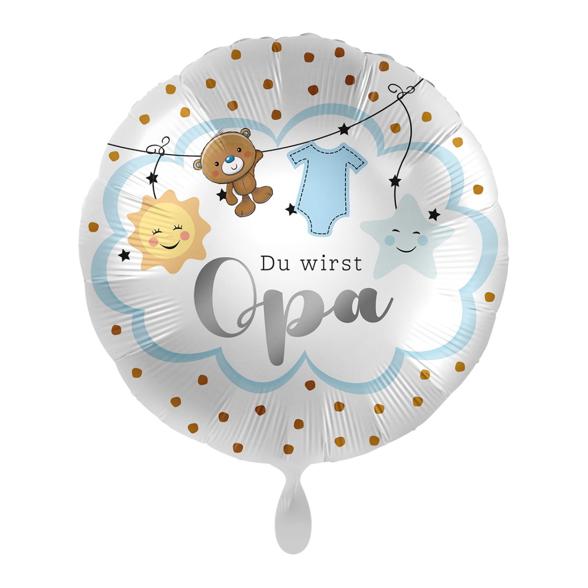 1 Balloon - Baby Boy is Coming - GER - Luftballon-Welt
