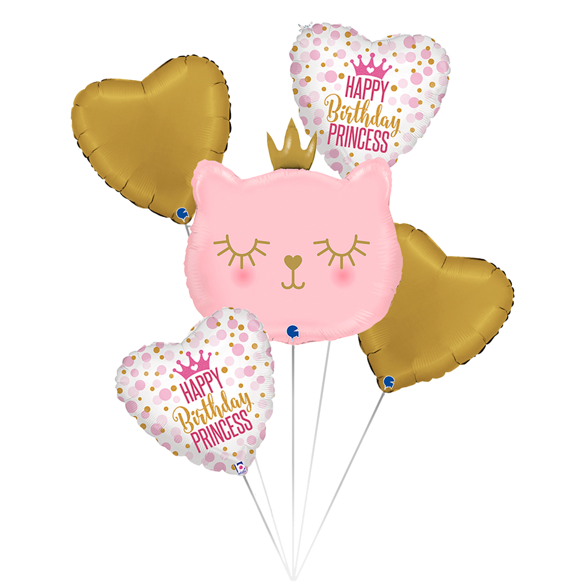 1 Balloon Set - Cat Princess - Luftballon-Welt