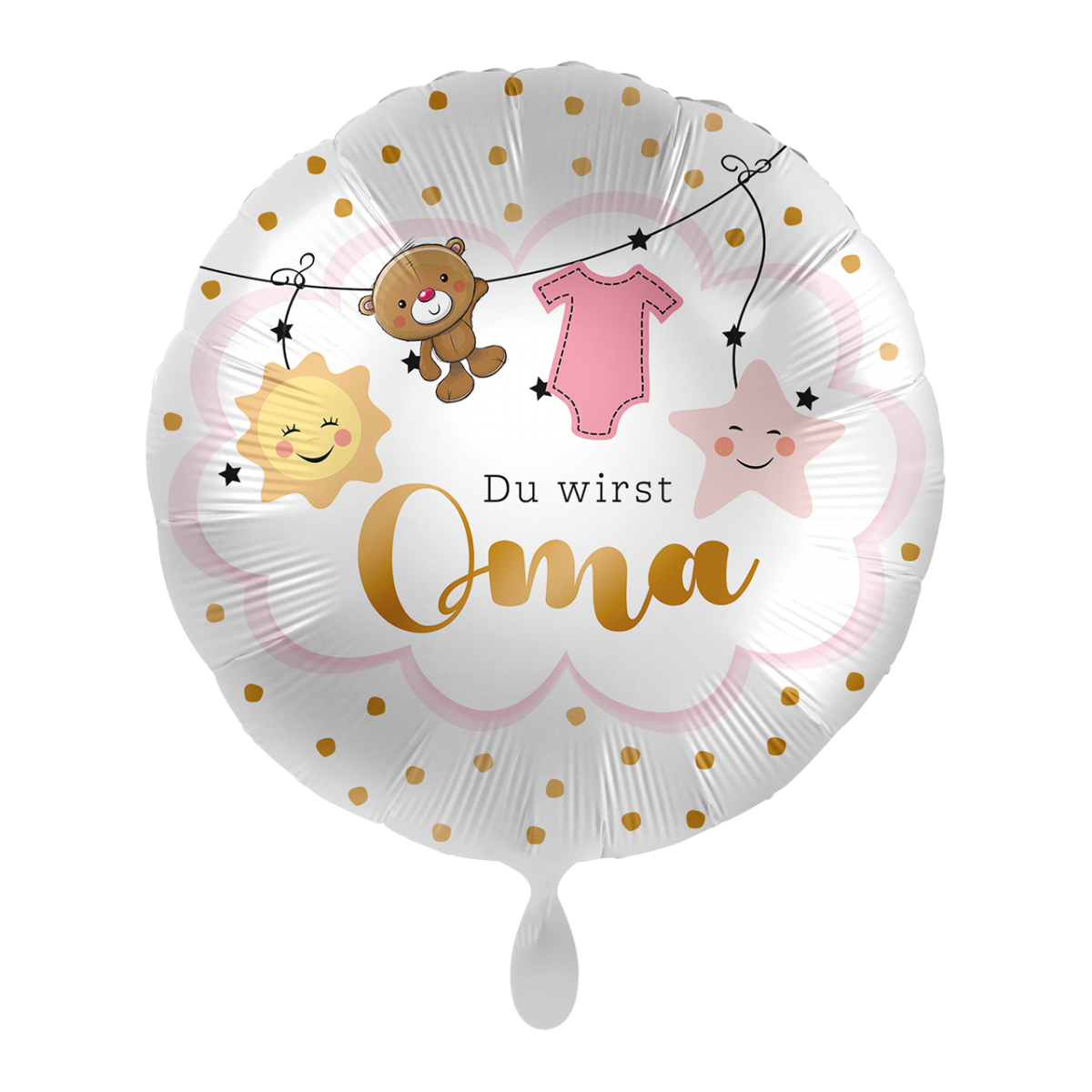 1 Balloon - Baby Girl is Coming - GER - Luftballon-Welt