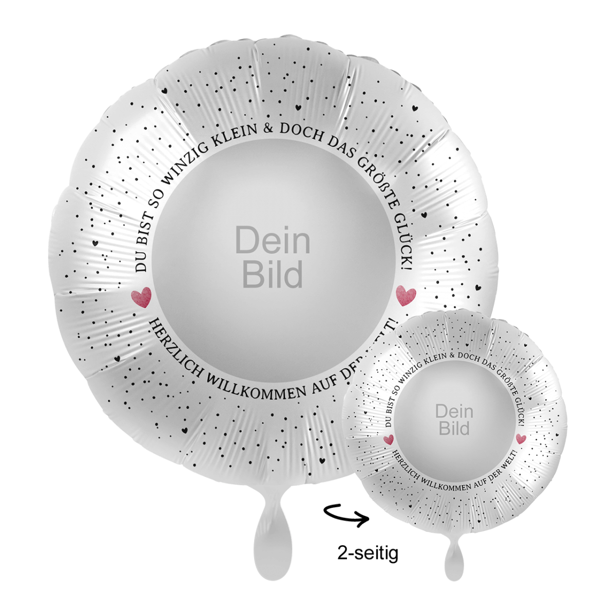 1 Ballon mit Foto - Little Cute Baby Girl für Balloons von Luftballon-Welt |