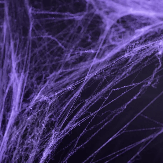 1 Halloween Spinnennetz - Lila für Fabric Streamers von Luftballon-Welt |
