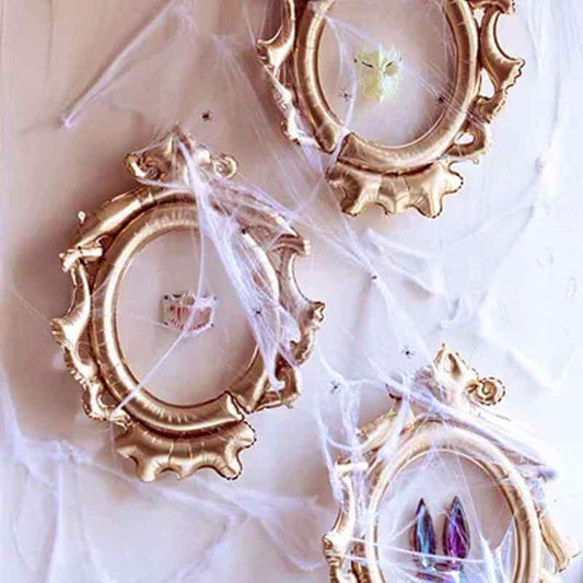 1 Halloween Spinnennetz - White für Fringe Curtains von Luftballon-Welt |