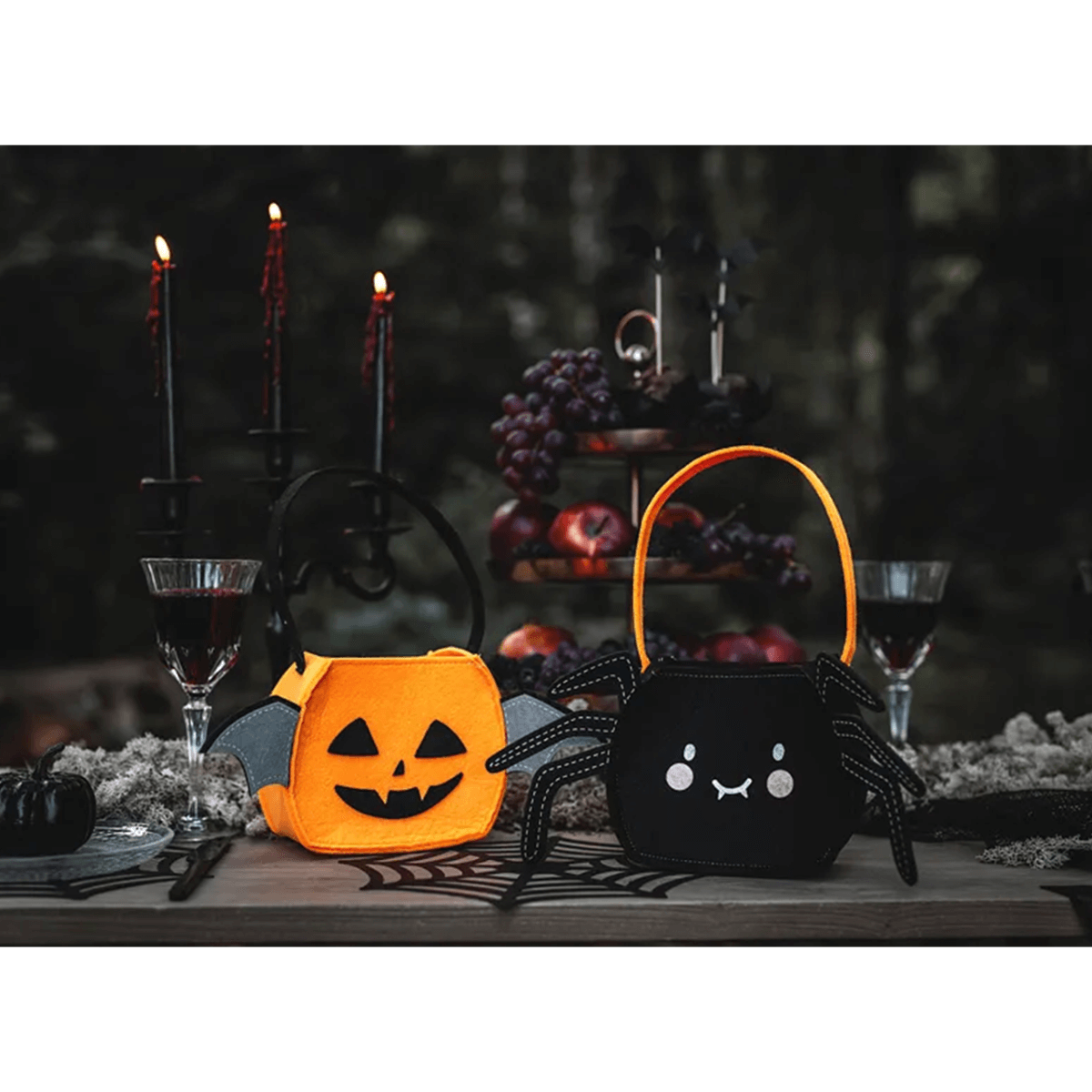 1 Halloween-Tasche Spinne - Schwarz für Holiday Ornaments von Luftballon-Welt |