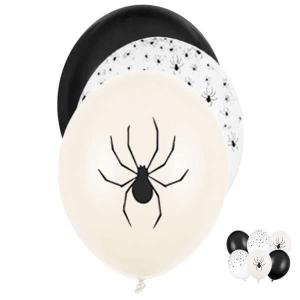 6 Motivballons - Ø 30 cm Spiders für Balloons von Luftballon-Welt |