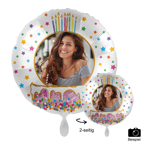 Personalisierter_Foto_Ballon_rund_mit deinem_Lieblingsbild_Motiv_Geburtstag_Durchmesser_ca.43 cm