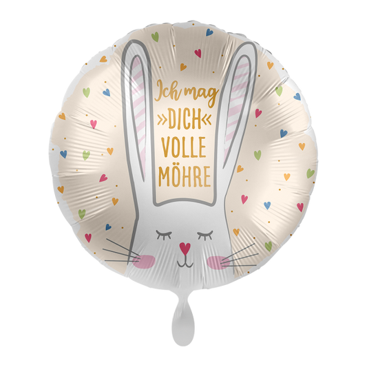 1 Ballon - Ich mag Dich volle Möhre - Luftballon-Welt 