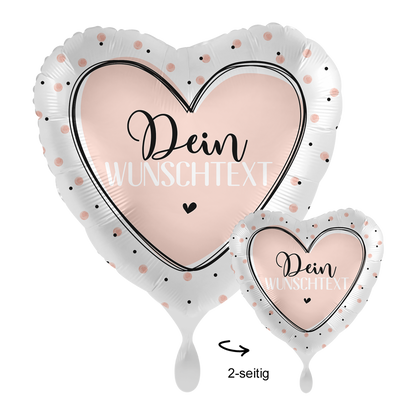 1 Ballon mit Text - Glossy Birthday - Luftballon-Welt