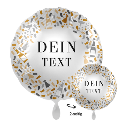 1 Ballon mit Text - Hello - Luftballon-Welt 