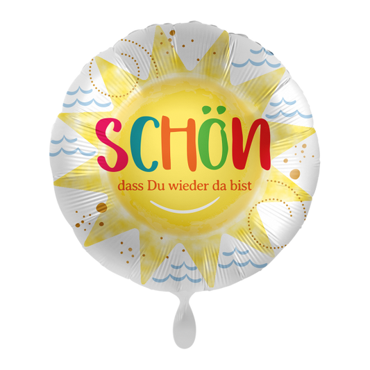 1 Ballon - Schön dass du wieder da bist - Luftballon-Welt